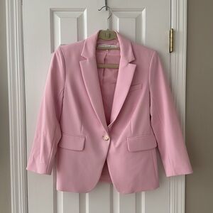 Veronica Beard Pink Tailored Blazer with Notched Lapels size 4